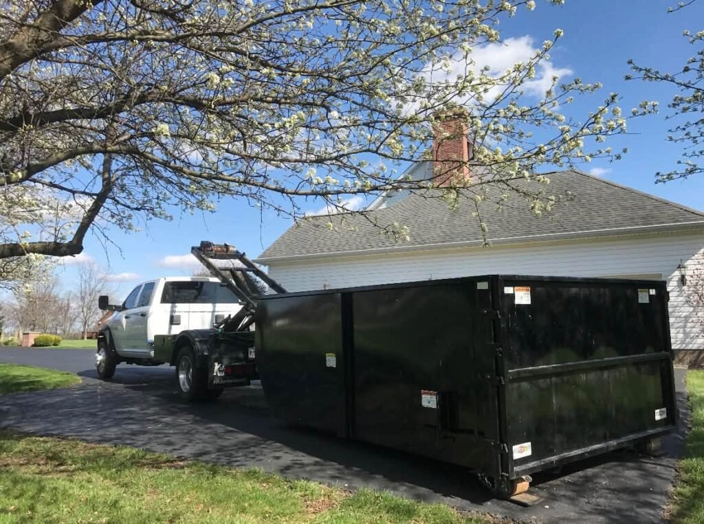 dumpster setup